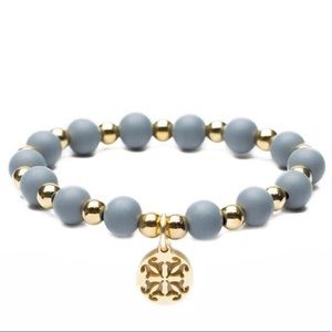 Rustic Cuff Erin Bracelet in White